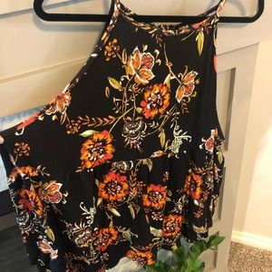 Torrid Plus Floral Swing Tank